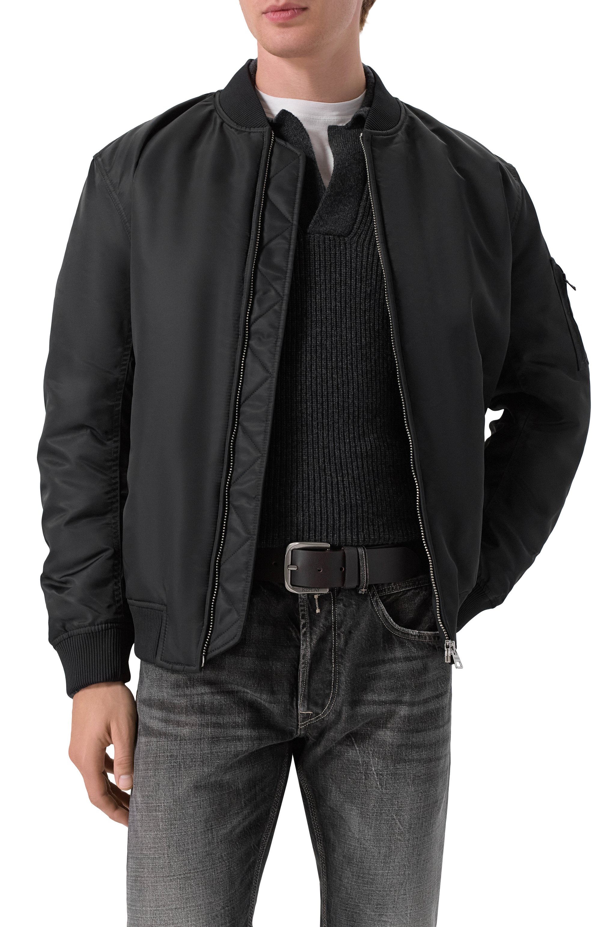 Кожаный ремень REPLAY темно-коричневого цвета по цене 6390 руб., арт. AM2453.000.A3008A, фото 2 Кожаный ремень REPLAY, арт. AM2453.000.A3008A, фото 2