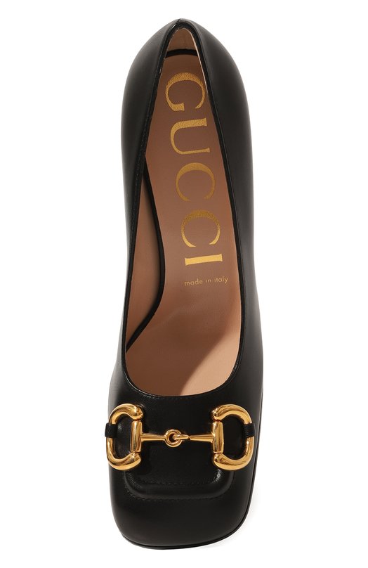 фото Кожаные туфли horsebit gucci