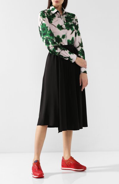 Кожаные кроссовки LE SILLA, арт. 6907N020M1PPLAC, фото 2