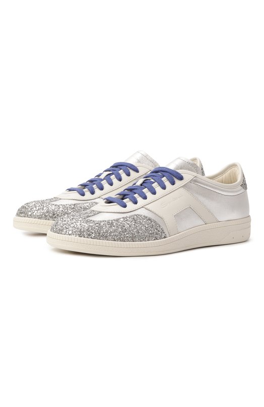 Комбинированные кеды Santoni WBPG61398PNNTHWY Серебряный WBPG61398PNNTHWY