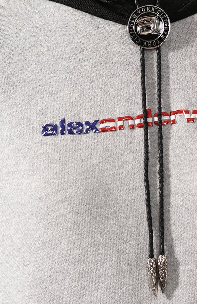 Хлопковое худи ALEXANDER WANG, арт. 1W491161Z1, фото 5
