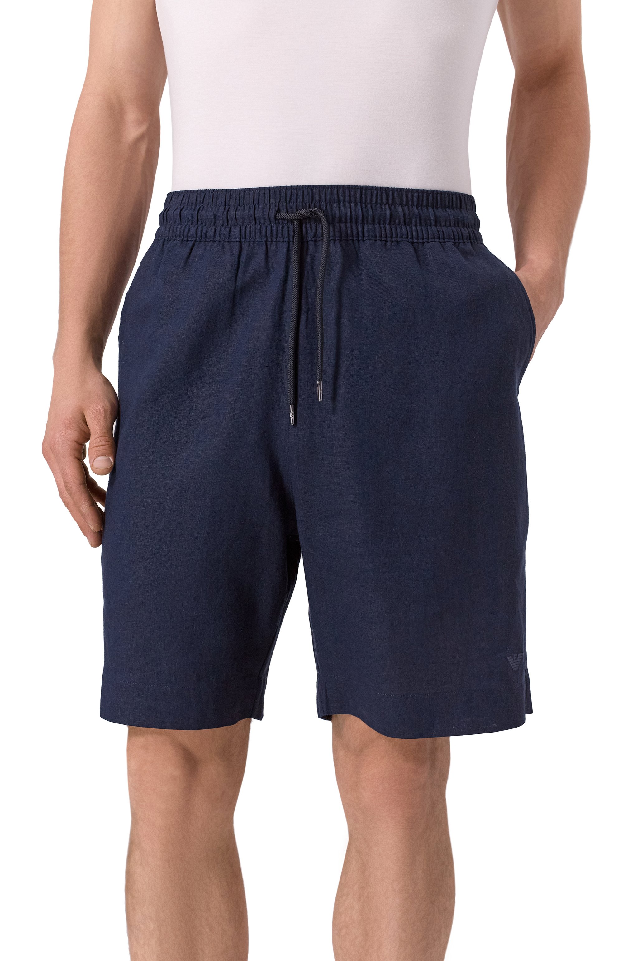 Шорты изо льна и виско зы EMPORIO ARMANI, арт. EM000681/AF12356, фото 3