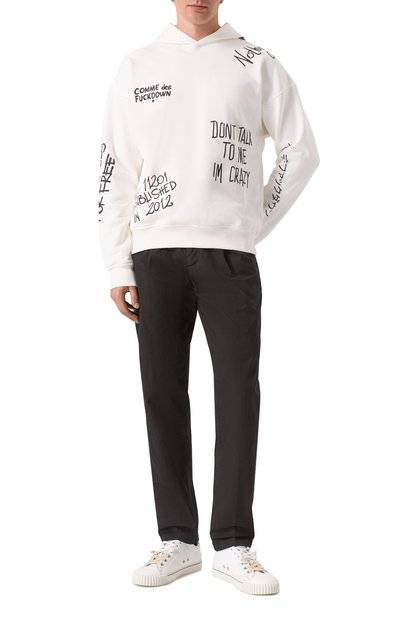 Хлопковое худи COMME DES FUCKDOWN, арт. CFABM01550, фото 2