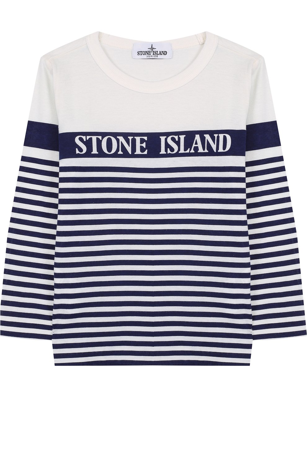 Хлопковый лонгслив в полоску STONE ISLAND, арт. 681620651/10-14, фото 1