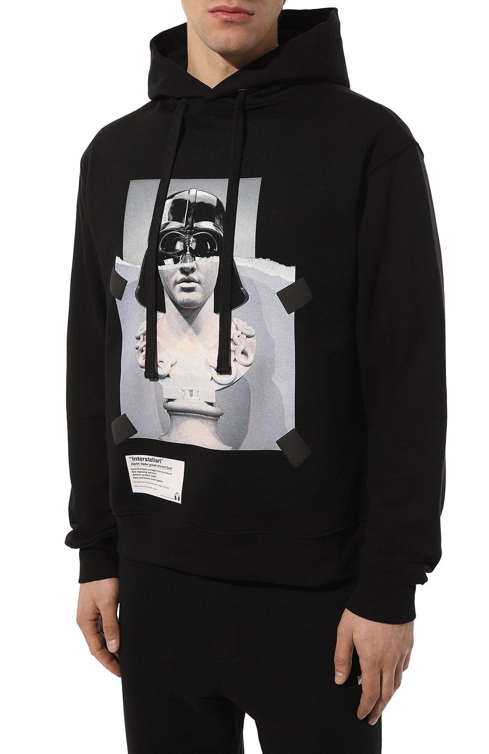 Хлопковое худи DIEGO VENTURINO, арт. D3S3FLHB, фото 3