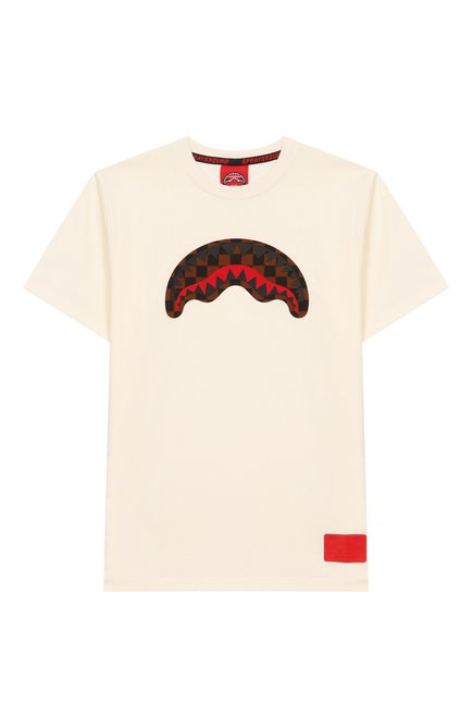 Хлопковая футболка SPRAYGROUND, арт. SPY1366IV0