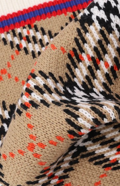 Шерстяной шарф BURBERRY, арт. 8117380, фото 2