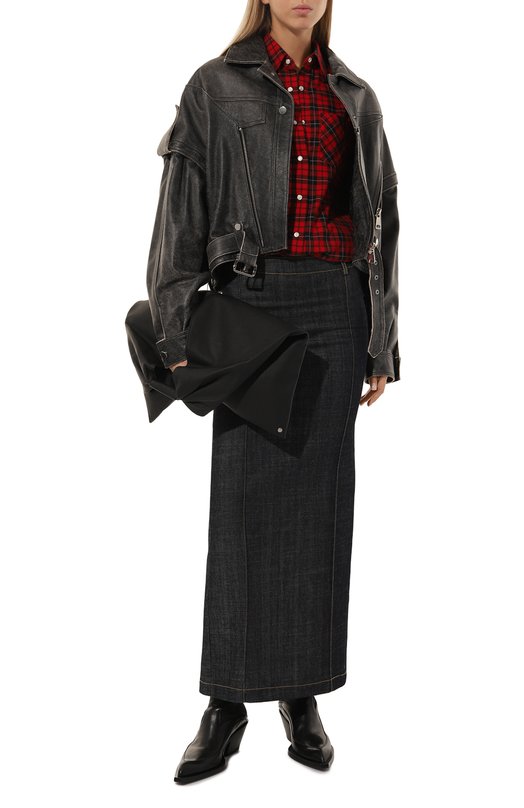 Хлопковая рубашка Academia SILVY-P-DESTR0YED/5128 Красный  SILVY-P-DESTR0YED/5128 Фото 2