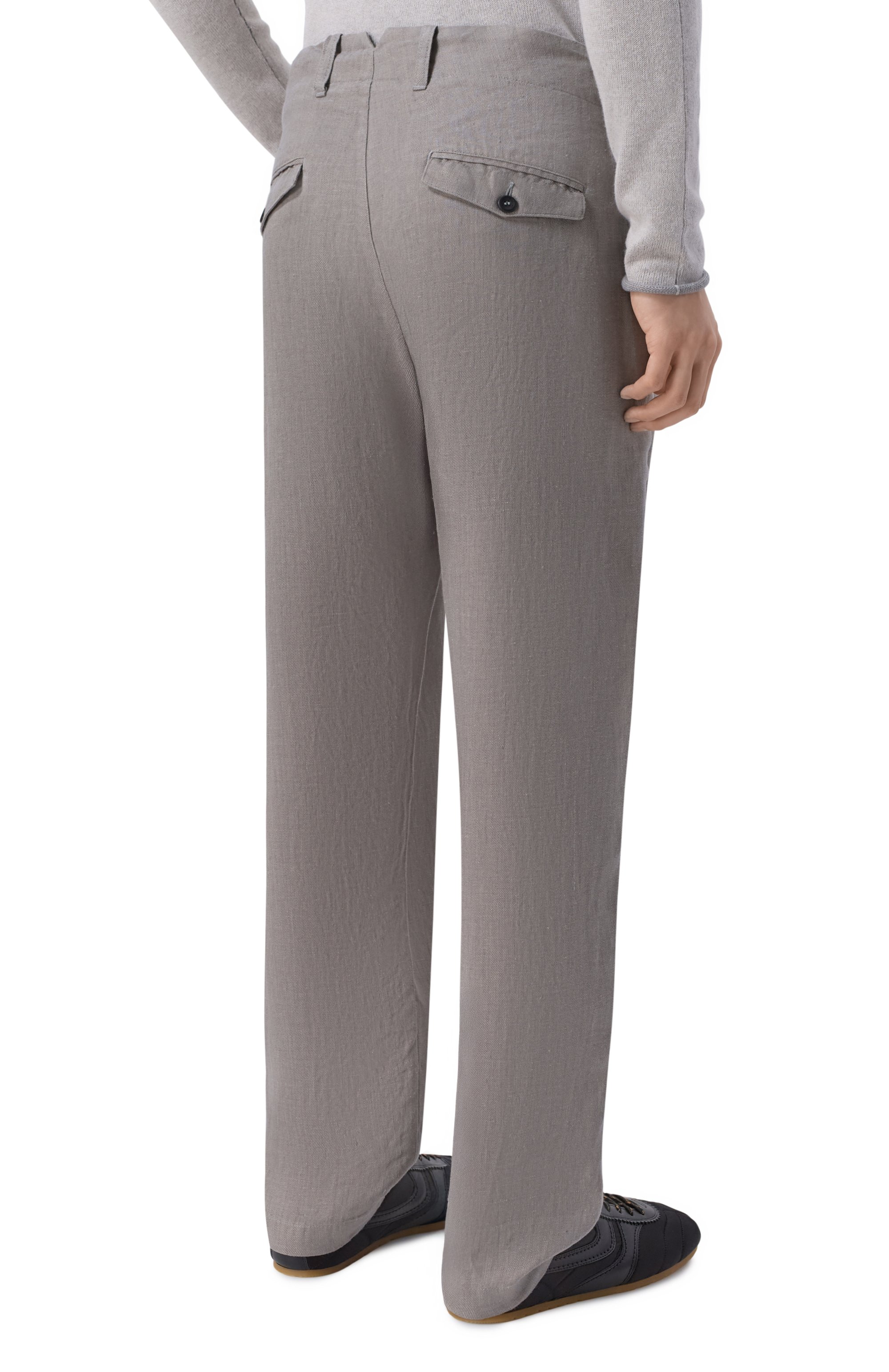 Льняные брюки HANNES ROETHER, арт. PA21DRE.6048, фото 4