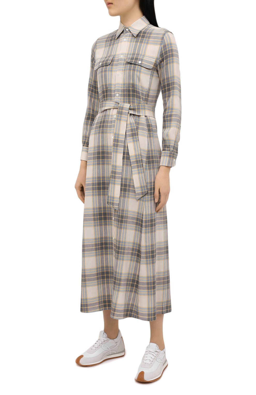 Платье POLO RALPH LAUREN серого цвета по цене 36250 руб., арт. 211800586, фото 3 Платье POLO RALPH LAUREN, арт. 211800586, фото 3