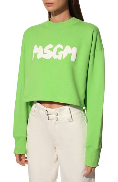 Хлопковый свитшот MSGM, арт. 3341MDM180 227799, фото 3