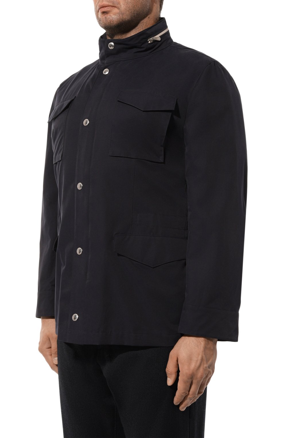 Куртка BRUNELLO CUCINELLI темно-синего цвета по цене 365500 руб., арт. MY4196883, фото 3 Куртка BRUNELLO CUCINELLI, арт. MY4196883, фото 3