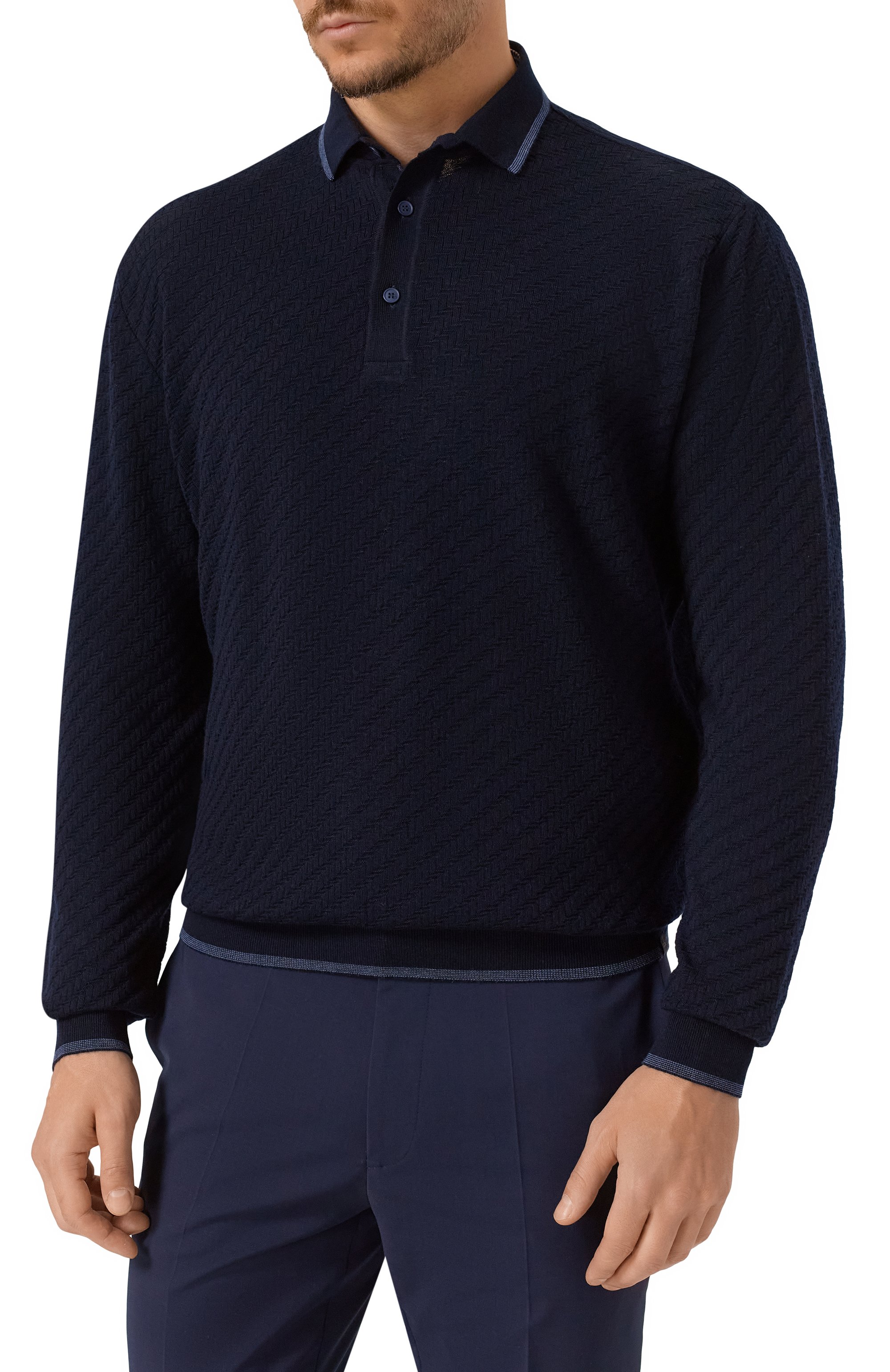 Шерстяное поло PAUL&SHARK, арт. 15311127, фото 3