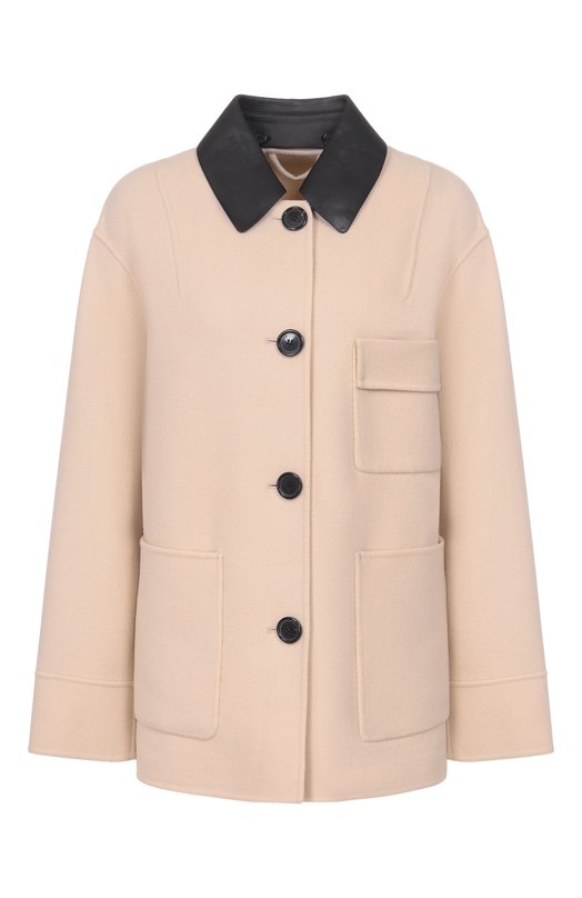 Шерстяное полупальто Bogner 36649752 Кремовый 36649752