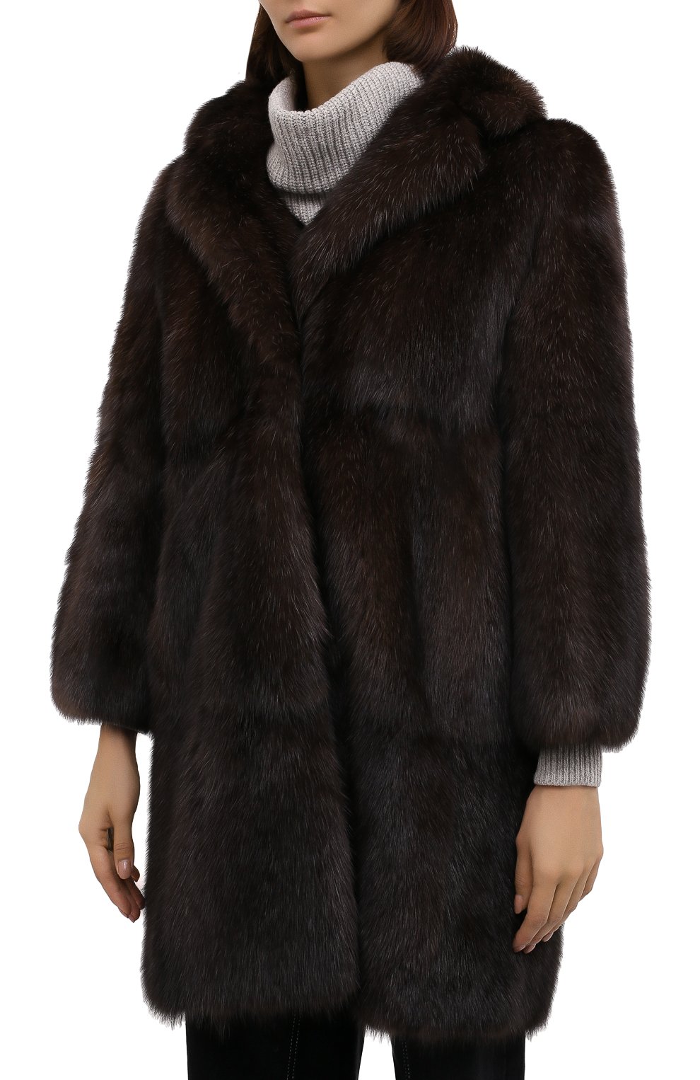 Шуба из соболя MANZONI24, арт. 20M840-Z/38-46, фото 3