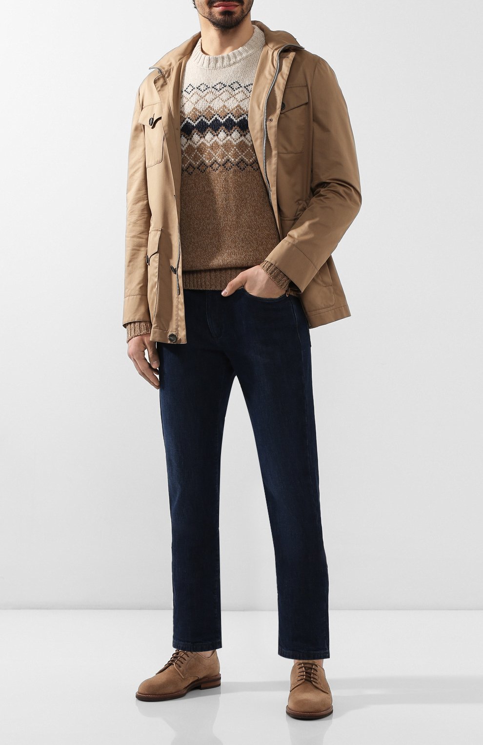 Кашемировый свитер LORO PIANA, арт. FAI8869, фото 2