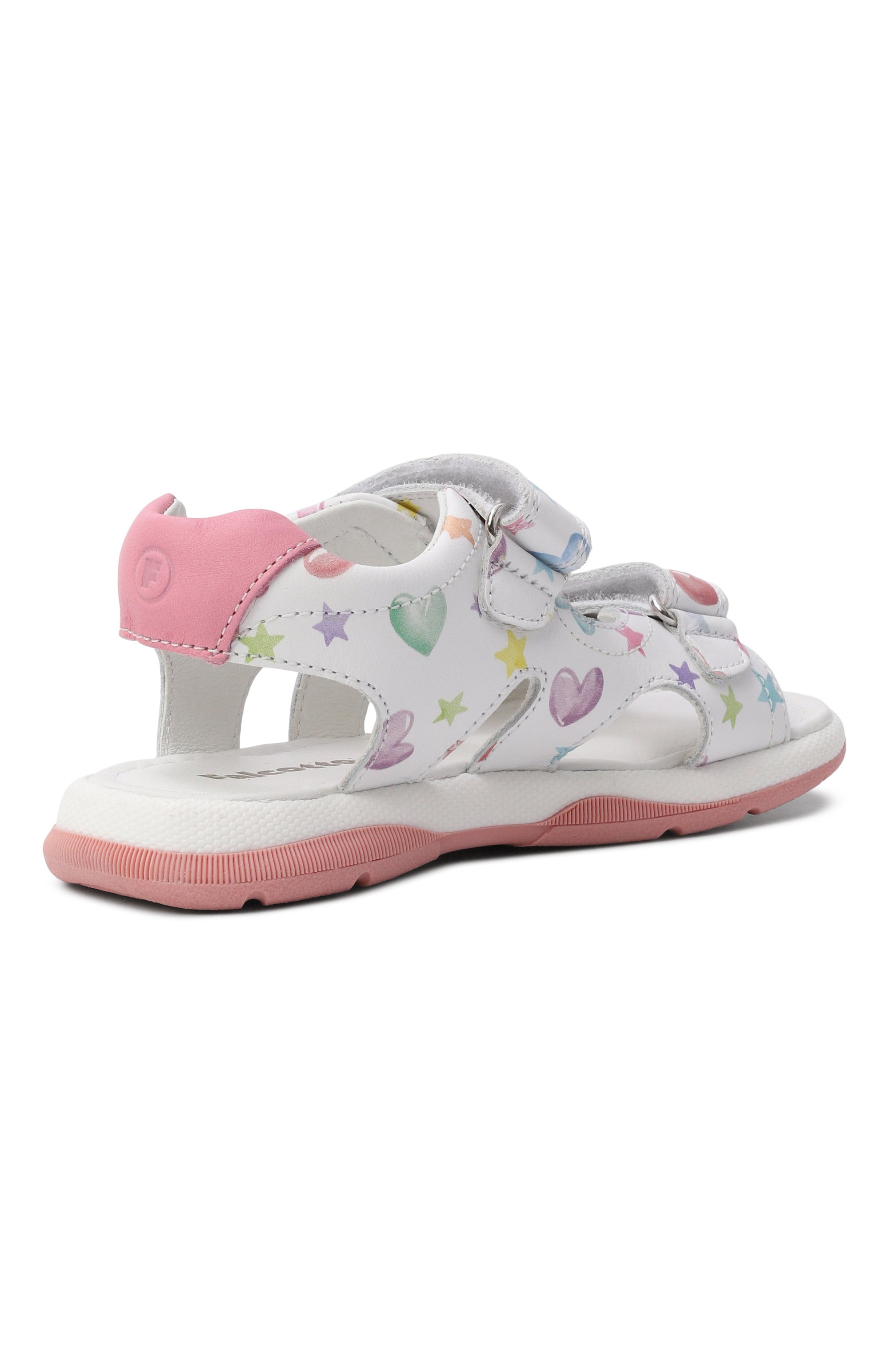 Кожаные сандалии wunny FALCOTTO белого цвета по цене 11150 руб., арт. 1501115/18_001, фото 3 Кожаные сандалии wunny FALCOTTO, арт. 1501115/18_001, фото 3