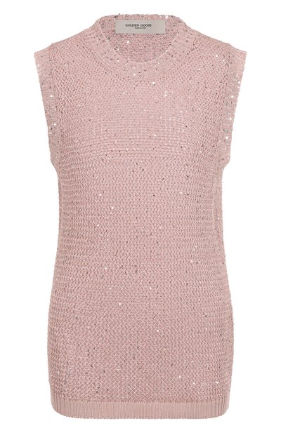 Топ с отделкой пайетками GOLDEN GOOSE DELUXE BRAND, арт. GWP01922.P001691, фото 1