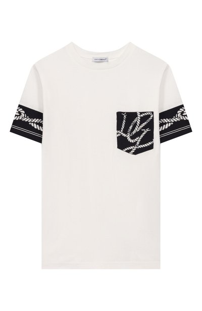 Хлопковая футболка DOLCE & GABBANA, арт. L4JTIT/G7QLY