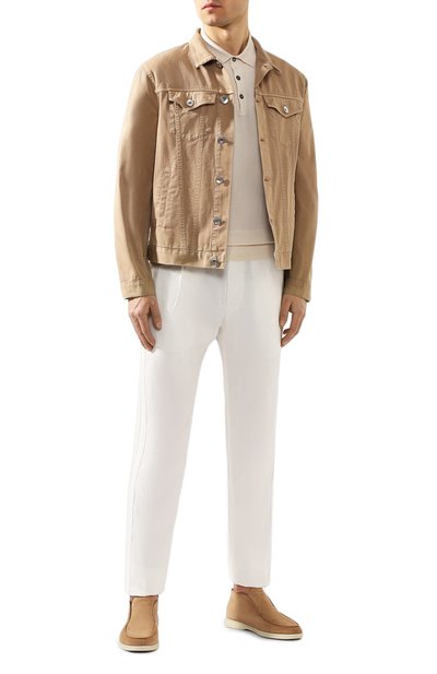 Брюки из смеси льна и хлопка GIORGIO ARMANI, арт. 0SGPP09Z/T01FI, фото 2