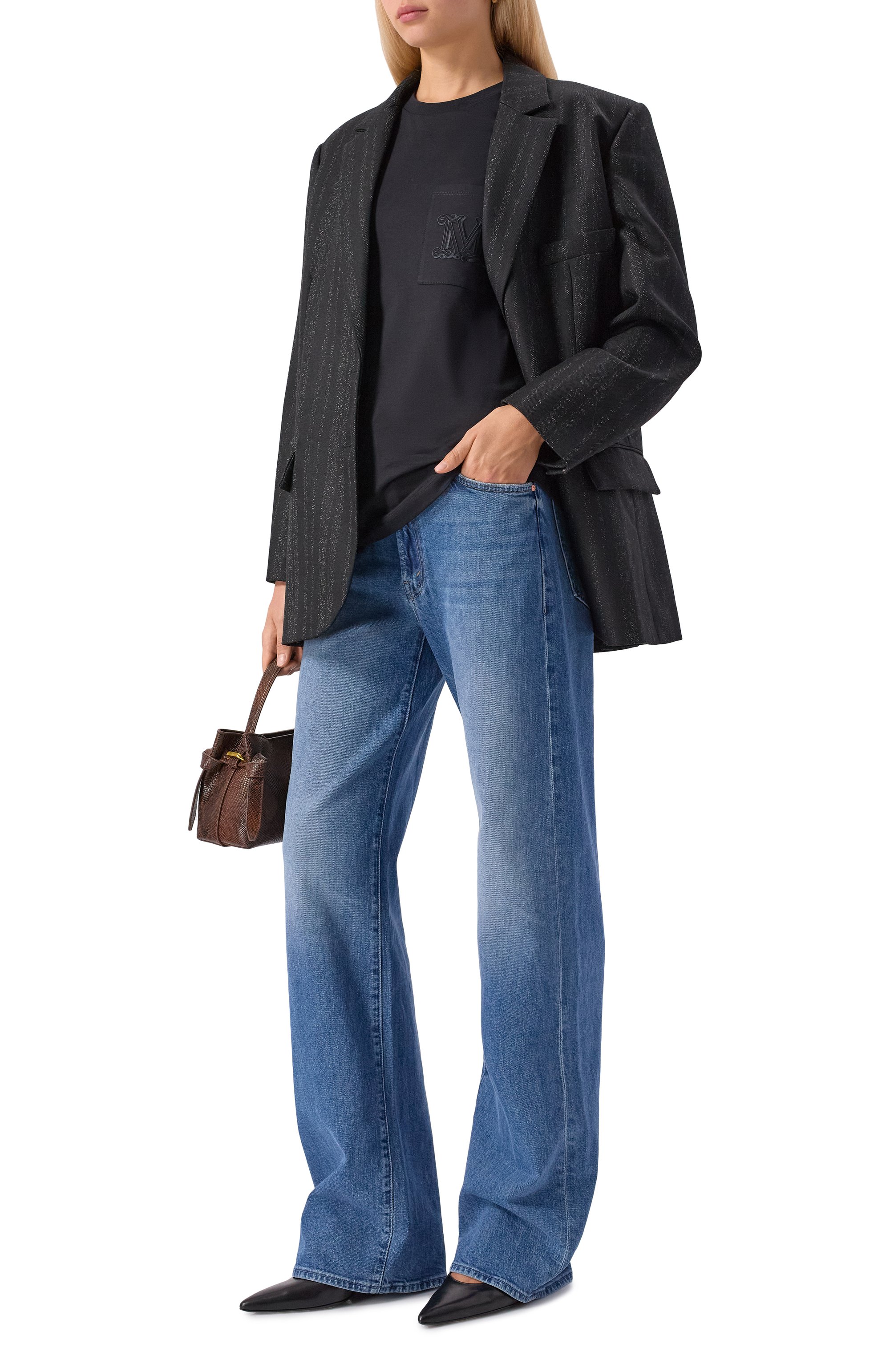 Хлопковая футболка MAX MARA, арт. PAPAIA, фото 2