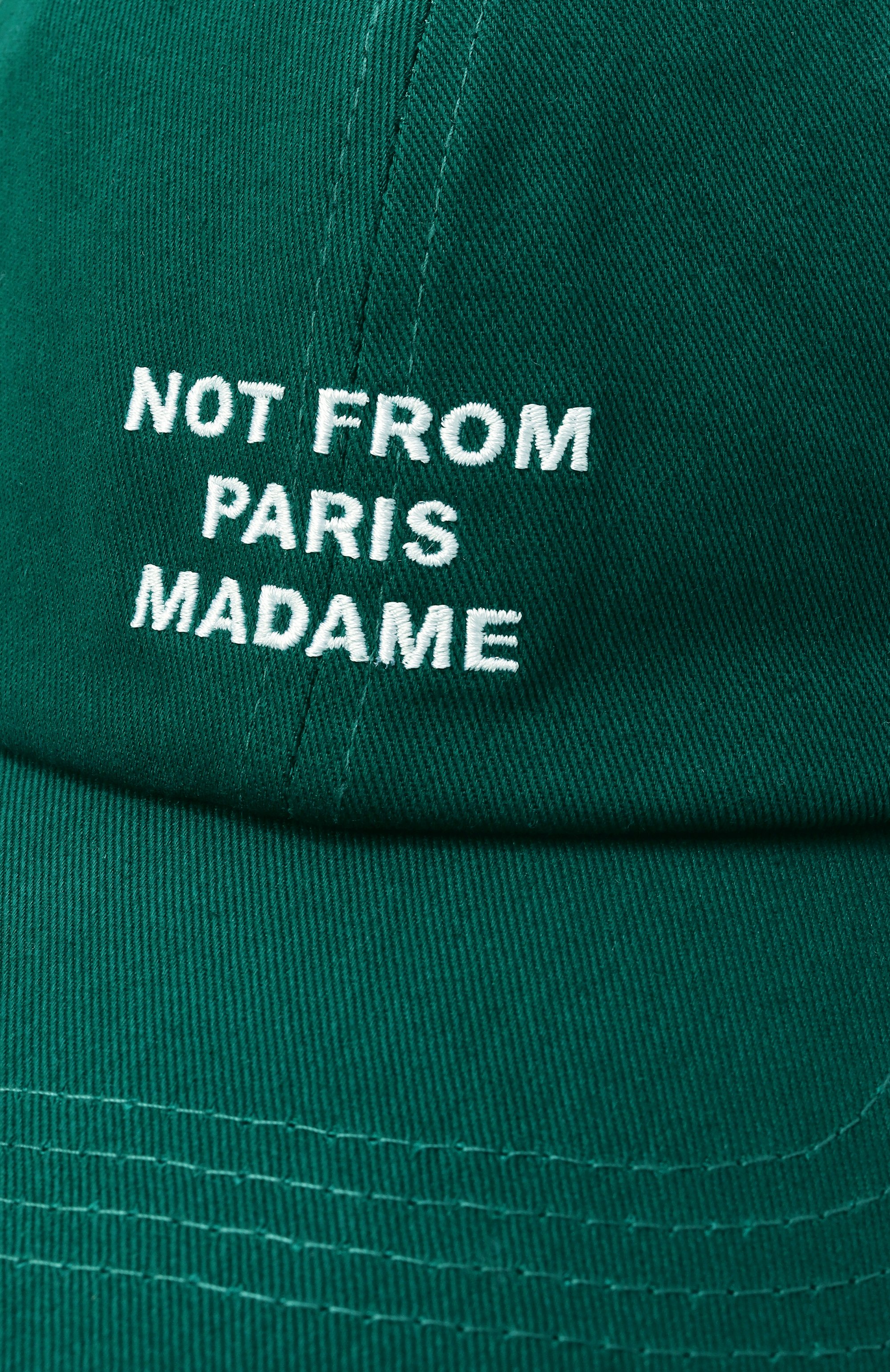 Хлопковая бейсболка DROLE DE MONSIEUR, арт. PERM-CP151-C0138-DGN, фото 4