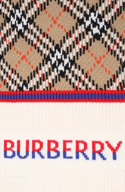 Шерстяной шарф BURBERRY, арт. 8117380, фото 3
