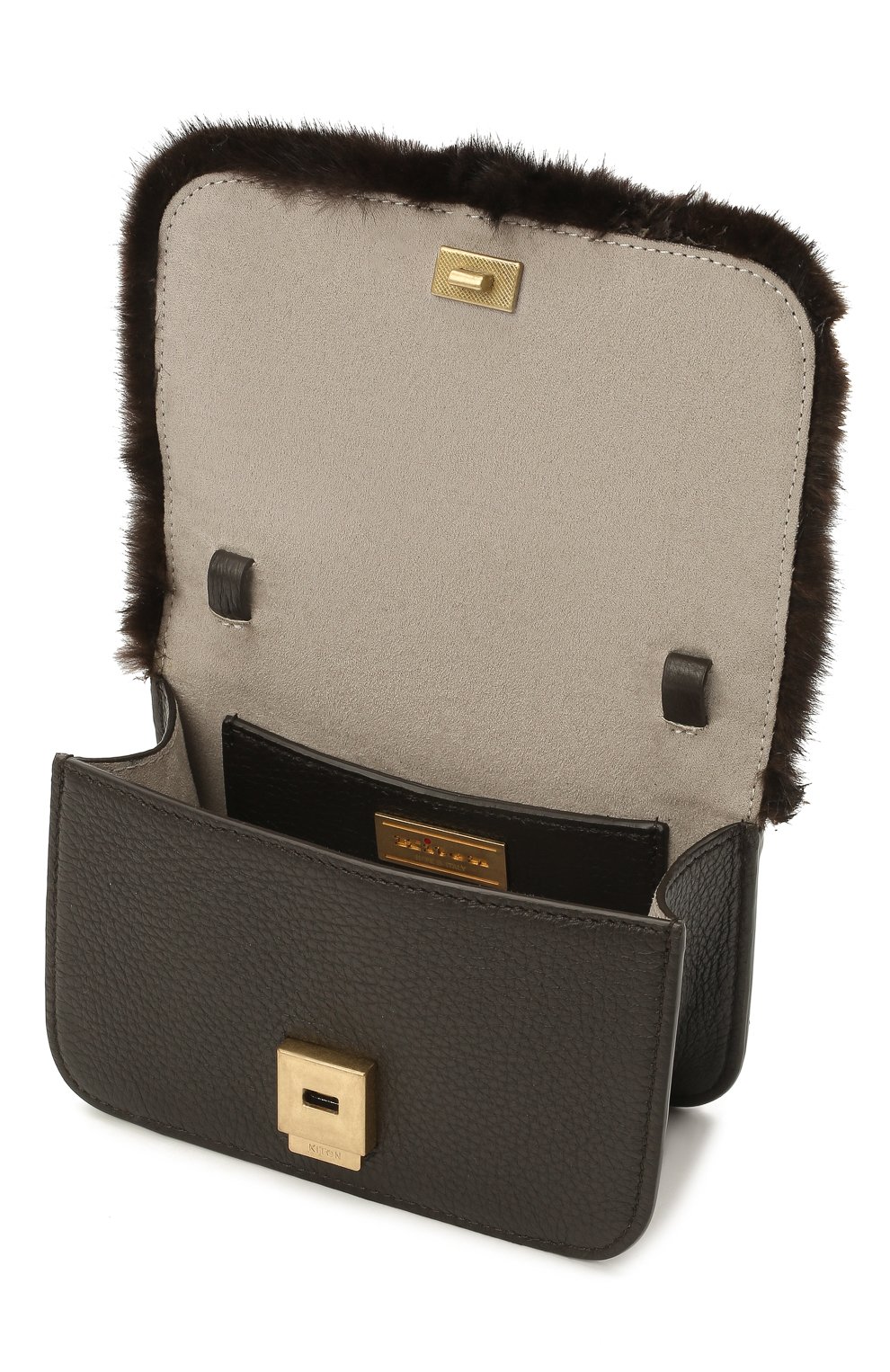 Сумка из меха норки KITON, арт. DMS0FIPX04R71, фото 4