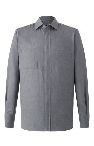 Мужская рубашка из хлопка и кашемира ZILLI, арт. SP0E01M013394001A