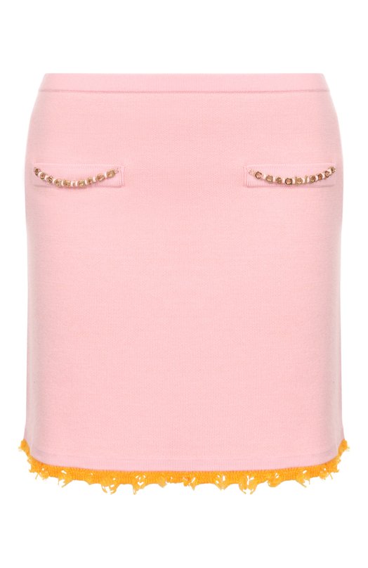 Шерстяная юбка Casablanca W-SP26-KW-1223-01 Розовый W-SP26-KW-1223-01