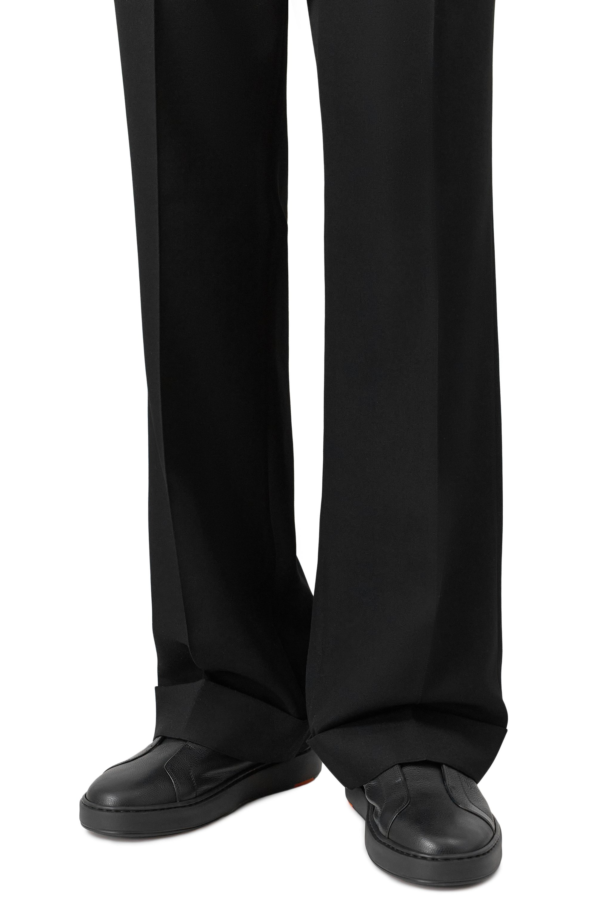 Кожаные кеды cleanic SANTONI, арт. MBCG21995NEATLLD, фото 3