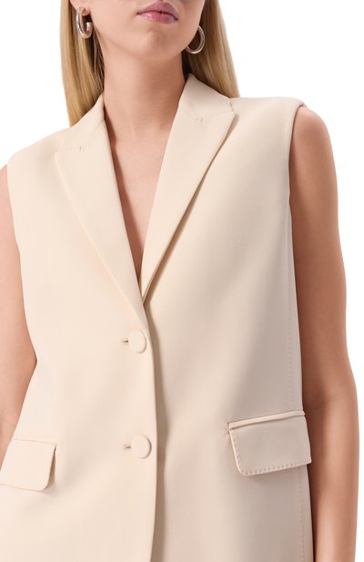 Жилет AGNONA кремового цвета по цене 309000 руб., арт. TX0901/U5068, фото 5 Жилет AGNONA, арт. TX0901/U5068, фото 5
