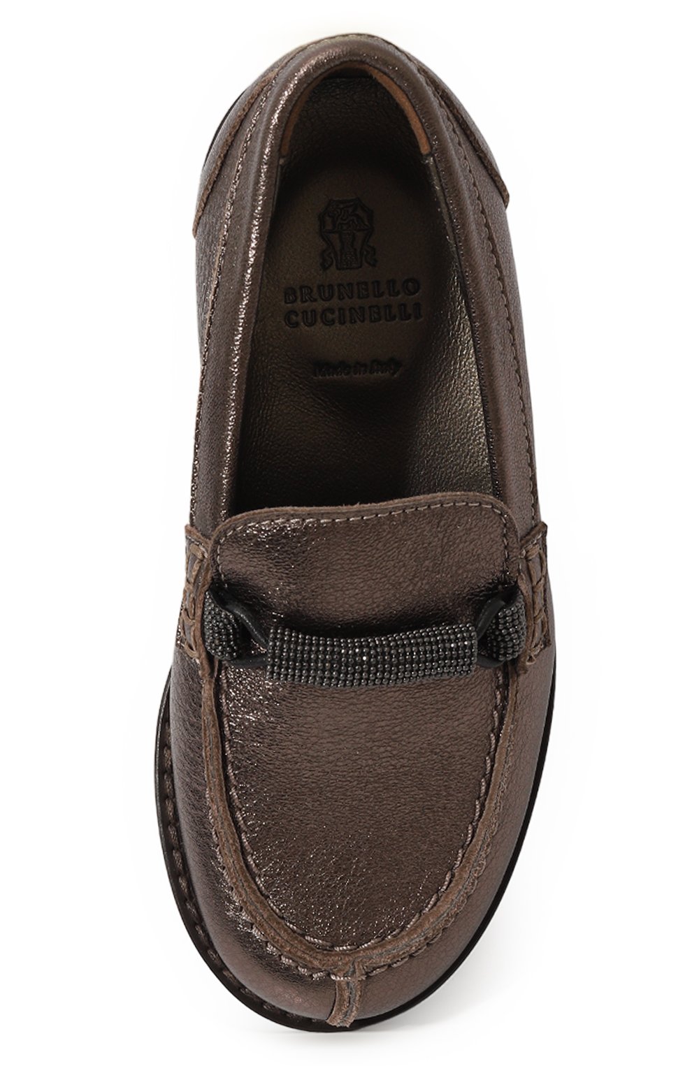 Кожаные лоферы BRUNELLO CUCINELLI, арт. BZFABD036, фото 4