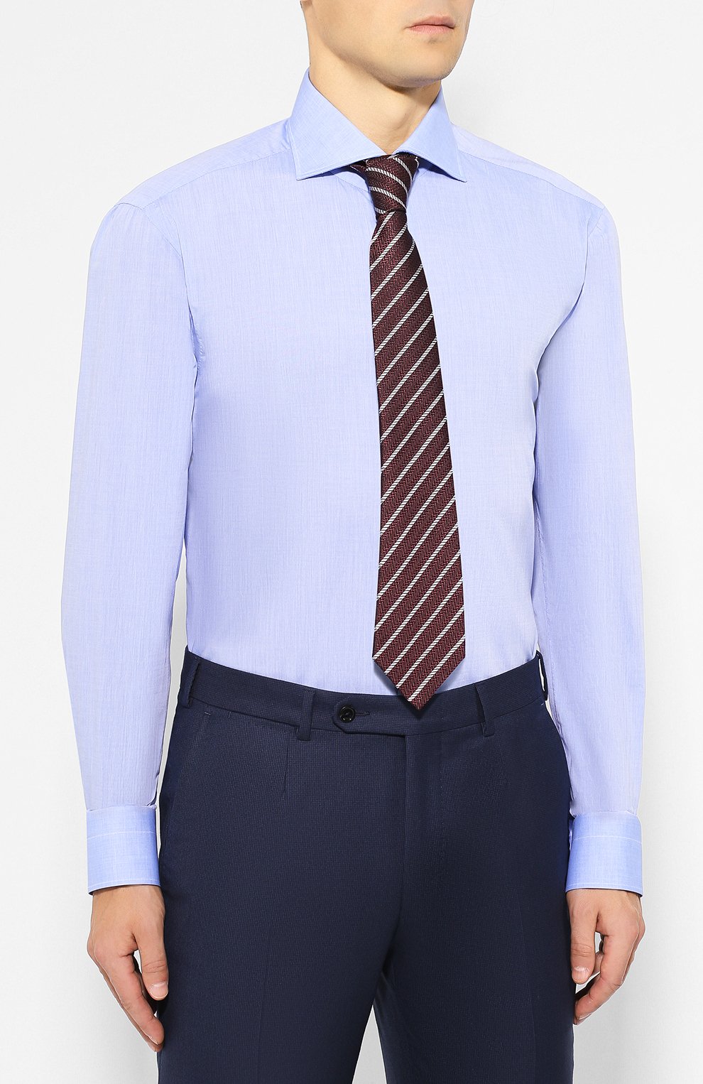 Хлопковая сорочка KITON, арт. UCIDCCP2/H0003103, фото 4