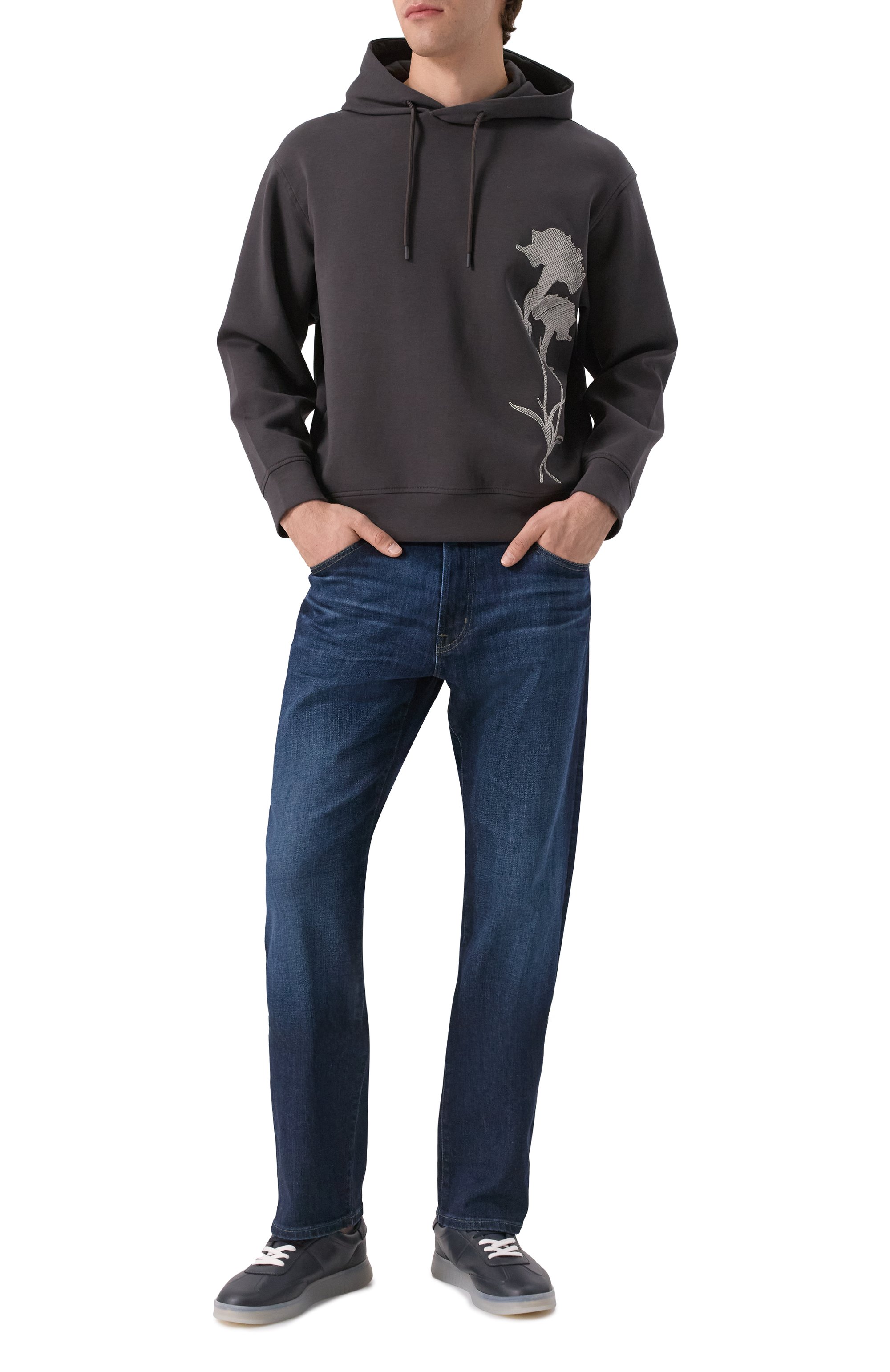 Хлопковое худи EMPORIO ARMANI, арт. EM001396/AF10013, фото 2