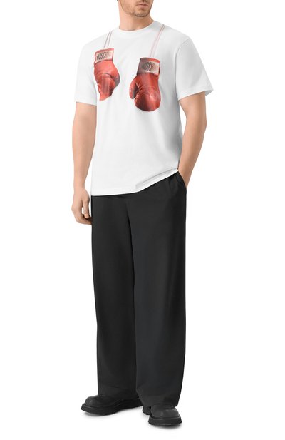 Хлопковая футболка MOSCHINO, арт. A0723/0241, фото 2