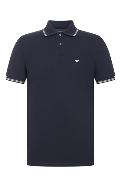 Мужское хлопковое поло EMPORIO ARMANI, арт. EM004606/AF23090