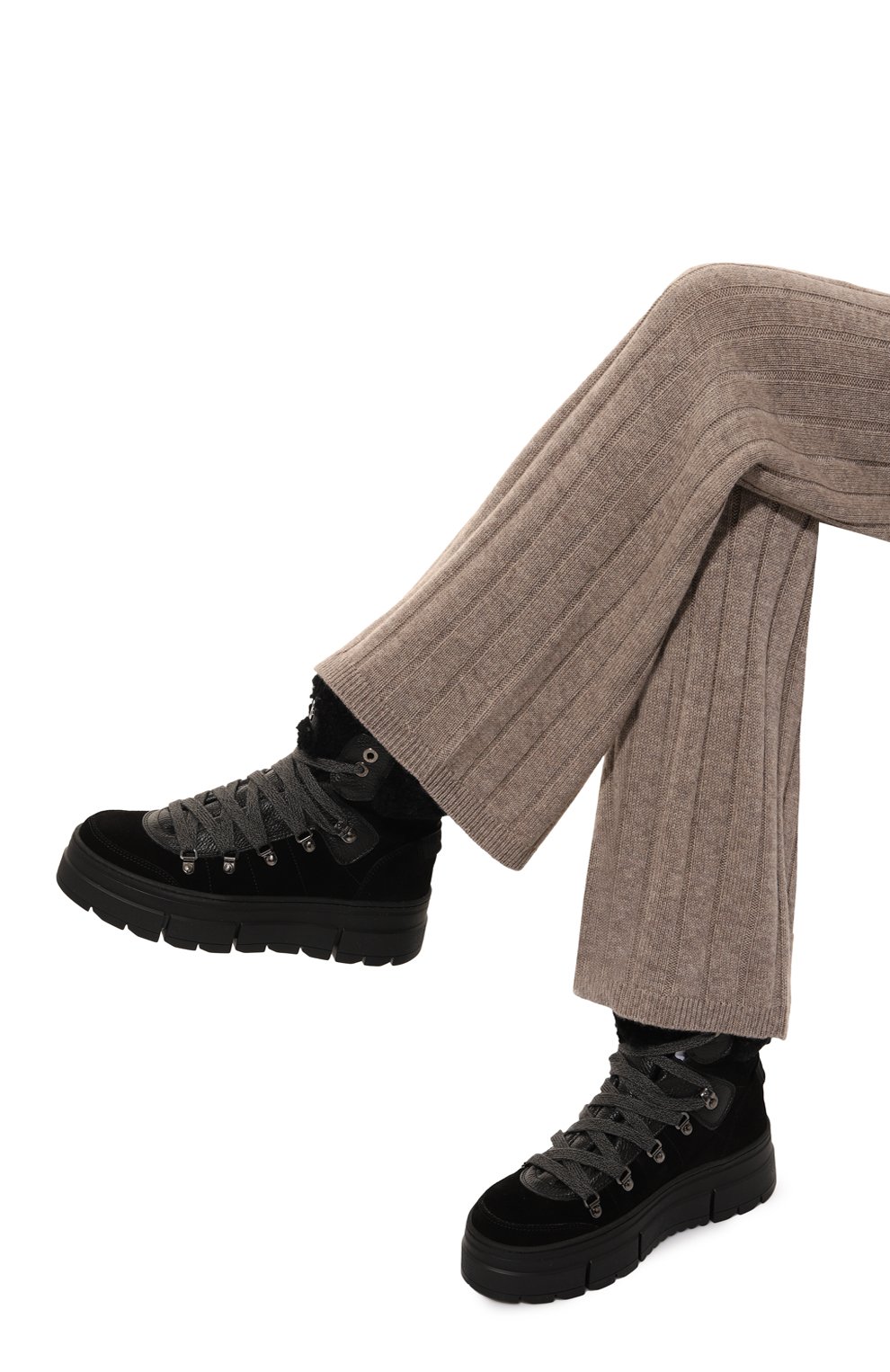 Замшевые ботинки vaduz BOGNER черного цвета по цене 53450 руб., арт. 22446423, фото 3 Замшевые ботинки vaduz BOGNER, арт. 22446423, фото 3