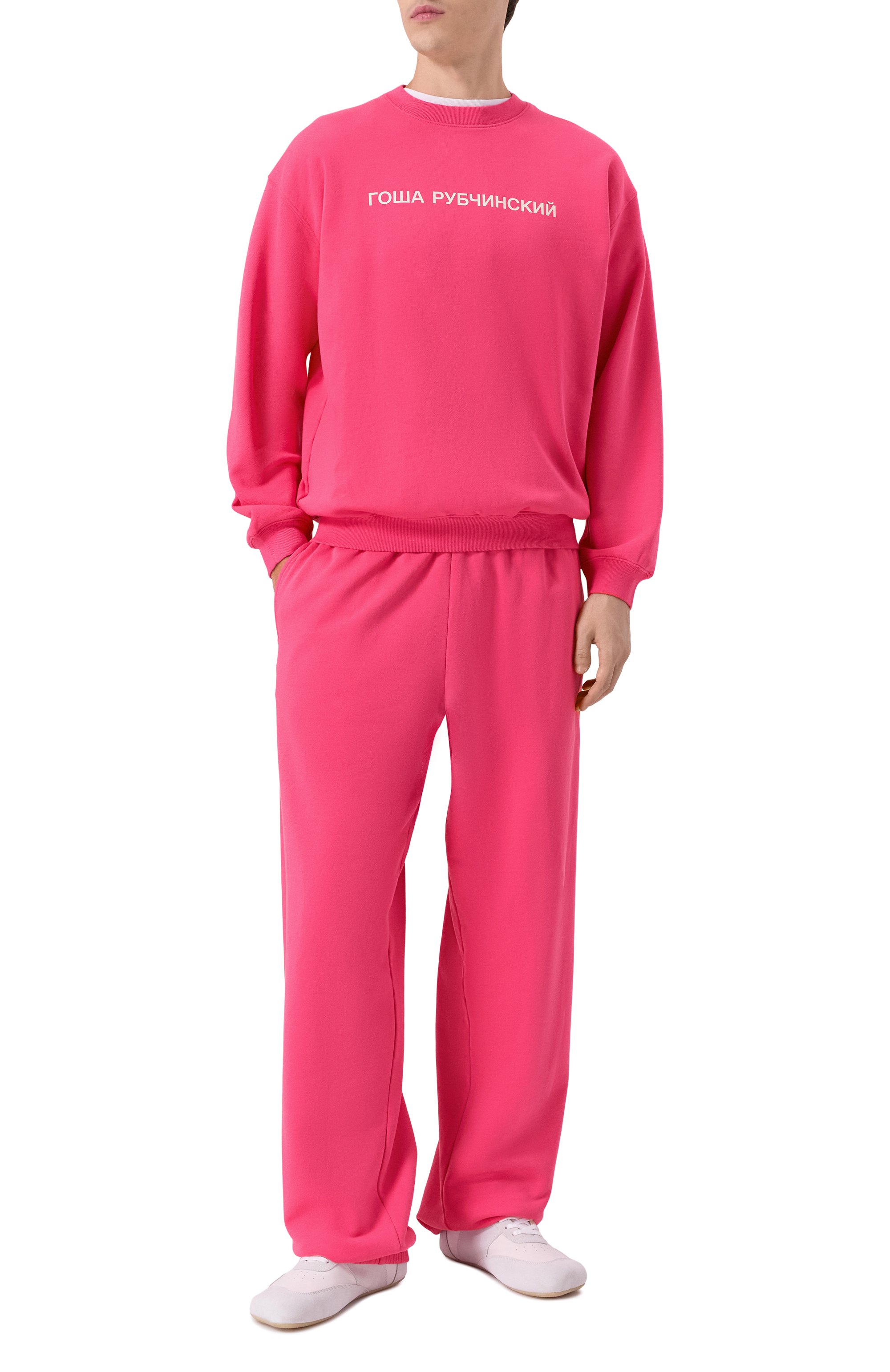 Хлопковые джоггеры ГОША РУБЧИНСКИЙ, арт. SWP_0102_PINK, фото 2