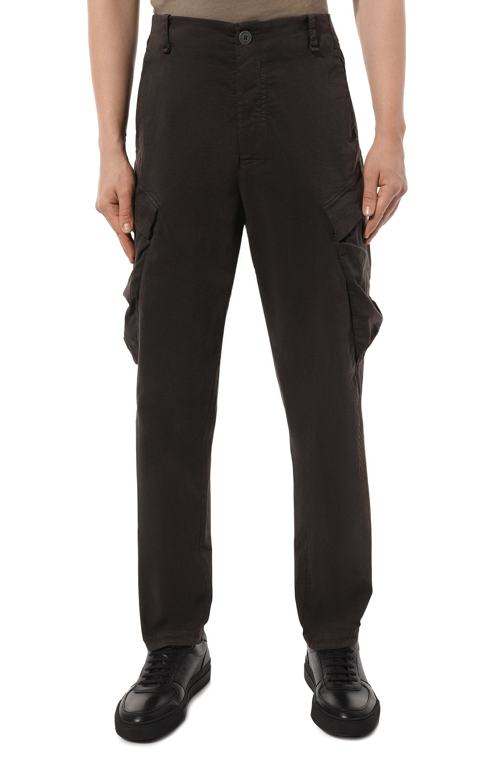 Хлопковые брюки-карго TRANSIT, арт. CFUTRVA103, фото 3