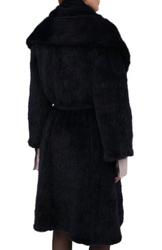 Женская шуба из меха норки VALENTINO синего цвета, арт. WF3FAN50TDK | Фото 4 (Рукава: Длинные; Длина (верхняя одежда): До колена; Стили: Кэжуэл; Материал внешний: Натуральный мех; Материал сплава: Проставлено; Драгоценные камни: Проставлено; Кросс-КТ: Куртка)