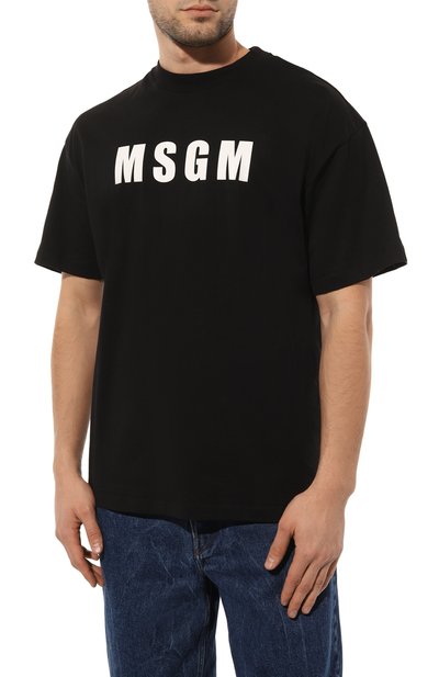 Хлопковая футболка MSGM, арт. 3440MM163 237002, фото 3