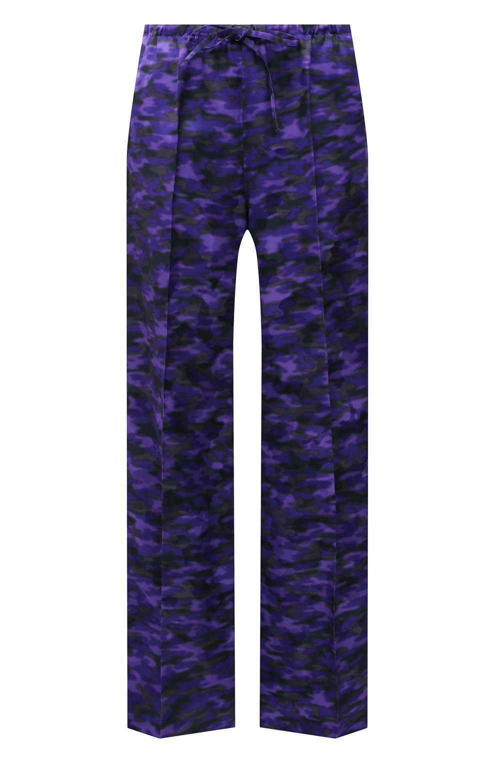 Брюки из вискозы DRIES VAN NOTEN фиолетового цвета по цене 64800 руб., арт. 221-030966-4043, фото 1 Брюки из вискозы DRIES VAN NOTEN, арт. 221-030966-4043, фото 1