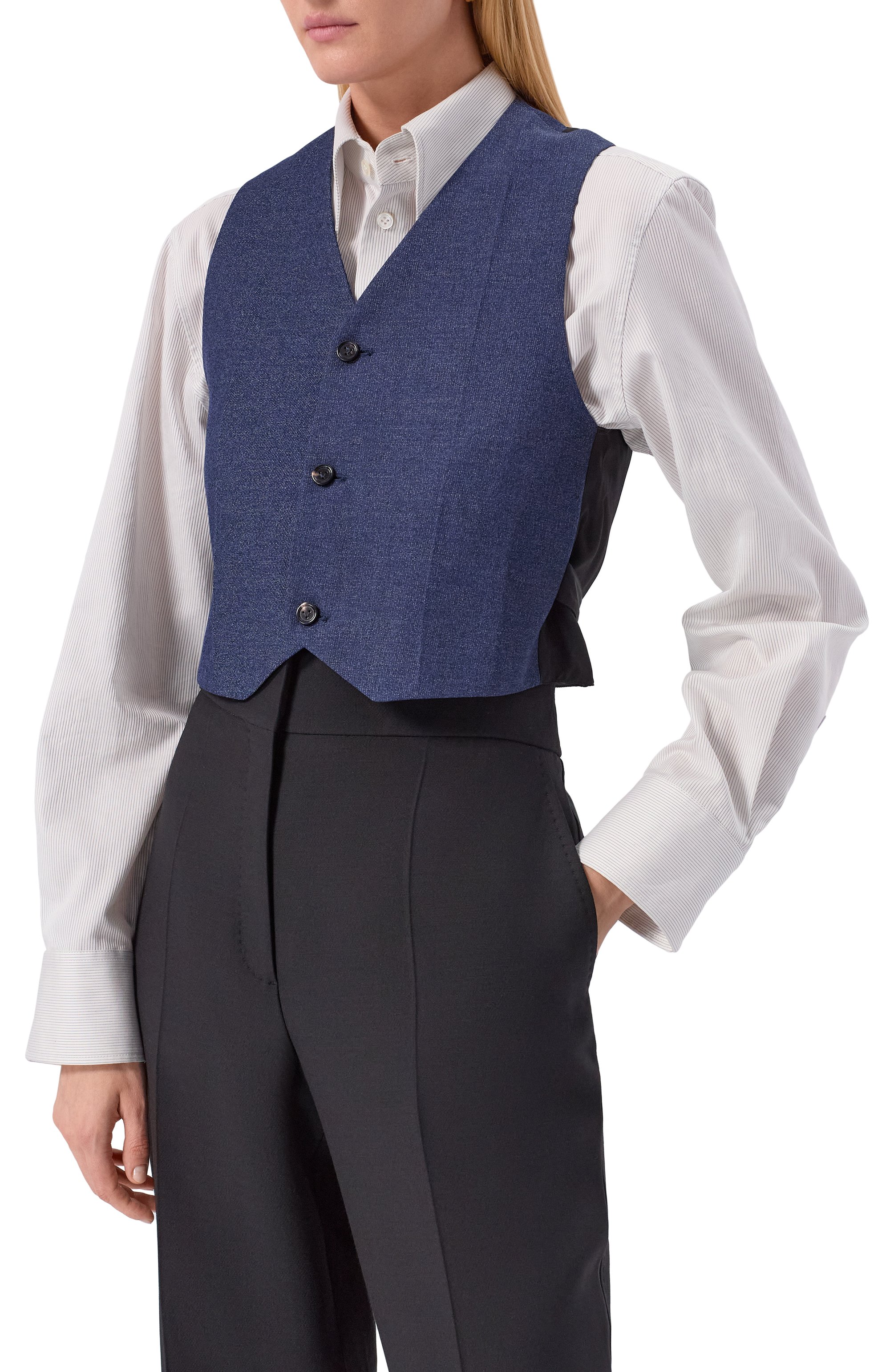 Шерстяной жилет BOTTEGA VENETA, арт. 834988/V5VQ0, фото 3