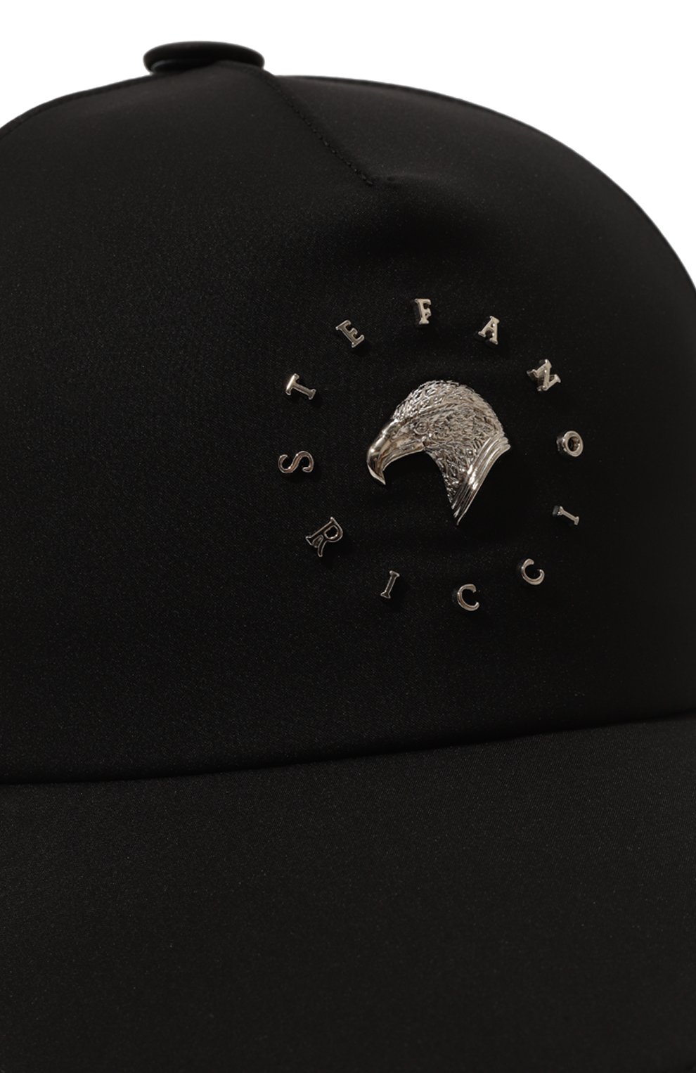 Бейсболка STEFANO RICCI черного цвета по цене 95900 руб., арт. MCV32NB02E/PL001H, фото 4 Бейсболка STEFANO RICCI, арт. MCV32NB02E/PL001H, фото 4
