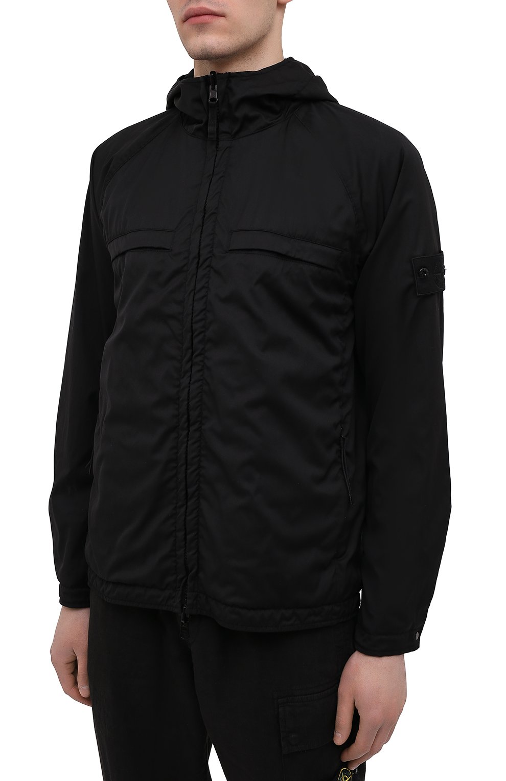 Шерстяная куртка STONE ISLAND черного цвета по цене 106500 руб., арт. 7415441F1, фото 3 Шерстяная куртка STONE ISLAND, арт. 7415441F1, фото 3