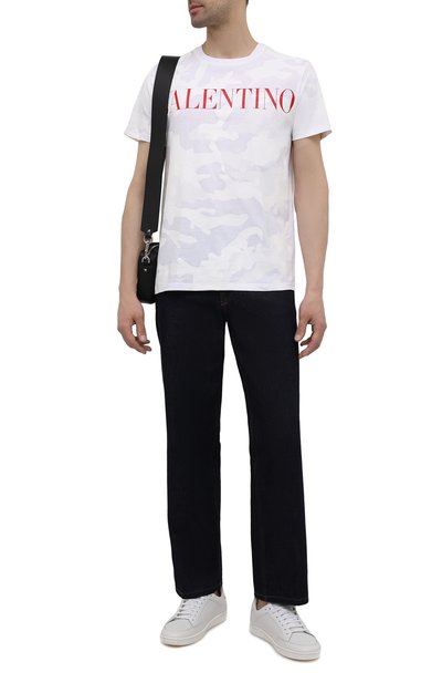 Хлопковая футболка VALENTINO, арт. WV3MG10V7NM, фото 2