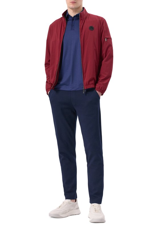 Хлопковые брюки Canali T0855U/MJ02137 Синий  T0855U/MJ02137 Фото 2