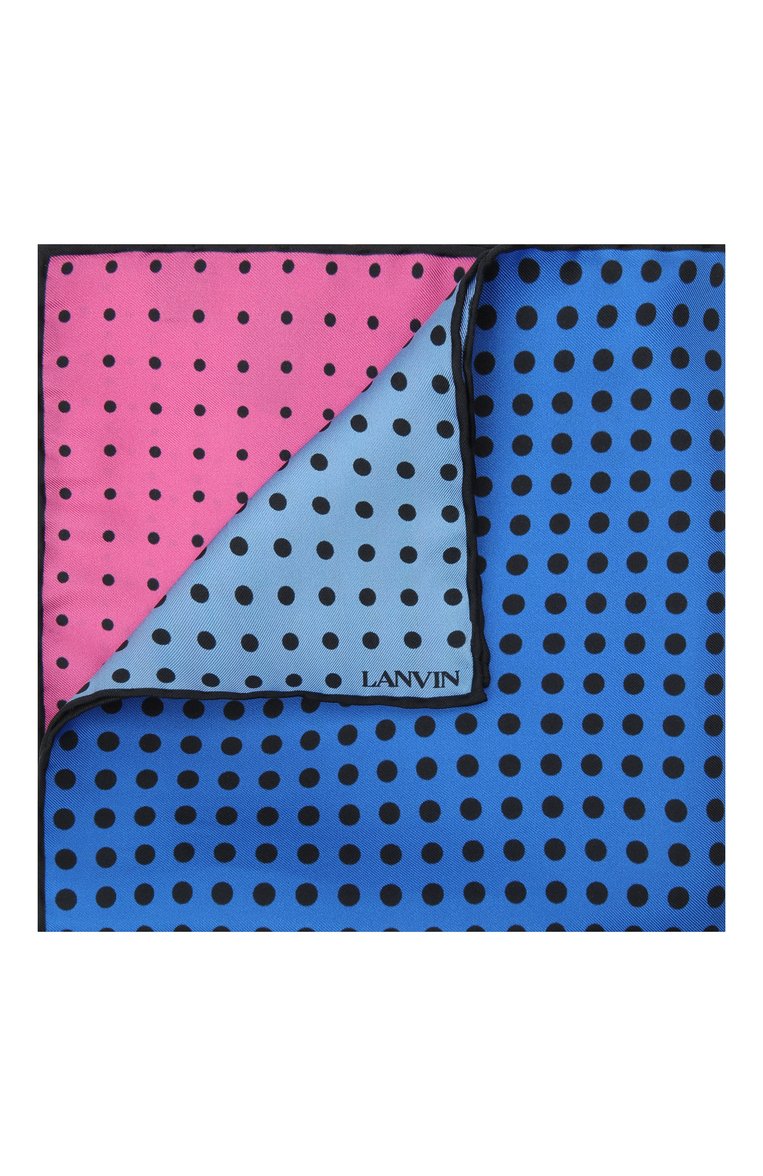 Мужской шелковый платок LANVIN разноцветного цвета, арт. 3809/HANDKERCHIEF | Фото 1 (Материал: Текстиль, Шелк; Нос: Не проставлено; Региональные ограничения белый список (Axapta Mercury): Не проставлено)