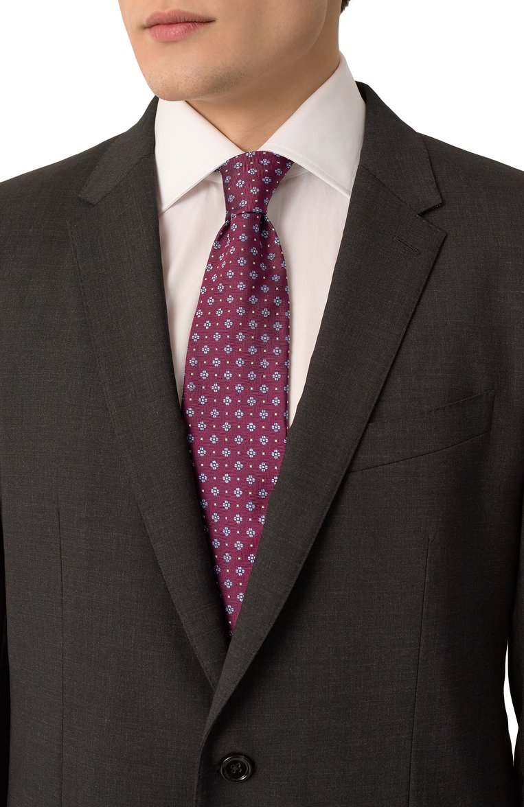 Шелковый галстук ZEGNA, арт. 1P8/Z9D02TA9, фото 1